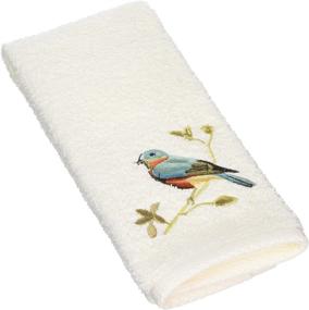 img 4 attached to 🐦 Premier Ivory Songbirds Fingertip Towel Collection by Avanti Linens