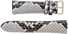 img 2 attached to Genuine Python Watch Strap for Men's Watches - Naturally Stylish