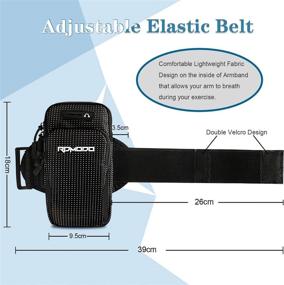 img 1 attached to 🏃 Ultimate Comfort and Fitness Boost with RDMODO Armband: Adjustable Running Workout Companion