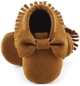 img 2 attached to CENCIRILY Moccasins Slippers Tassels Leather Boys' Shoes