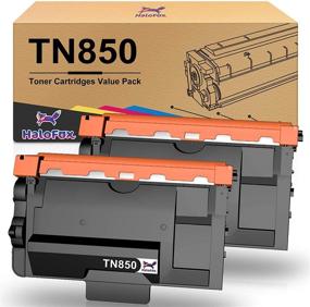 img 4 attached to 🖨️ HaloFox Compatible Toner Cartridge Replacement: TN850 & TN820 for Brother Printers - 2 Black, High Yield