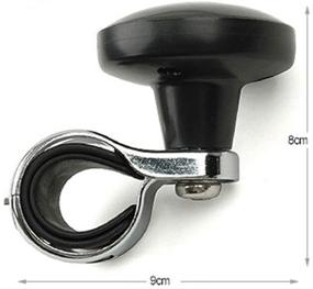 img 1 attached to 🚗 Enhanced BL Power Handle Steering Wheel Suicide Spinner Knob for Cars