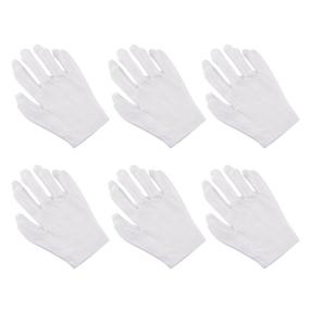 img 3 attached to 🧤 Pack of 6 Pairs of White Moisturizing Gloves for Hand Spa Treatment - A Great Solution for Hand Moisturization