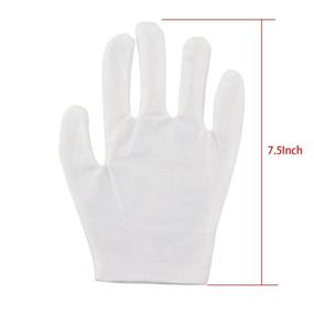 img 2 attached to 🧤 Pack of 6 Pairs of White Moisturizing Gloves for Hand Spa Treatment - A Great Solution for Hand Moisturization