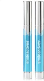 img 4 attached to Smileactives Advanced Teeth Whitening Pen with Tooth Whitening Gel - Vanilla Mint Duo Pack, Travel Size 0.11 Ounce Each - Achieve Whiter Teeth!