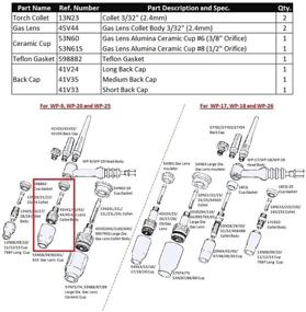 img 2 attached to Принадлежности для сварки WeldingCity: чашка, зажим для коллектора, газовое стекло, прокладка заднего фона