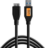 💡 tether tools tetherpro usb 3.0 to micro-b cable, 15ft (4.6m), black - high-speed data transfer and reliable connectivity logo