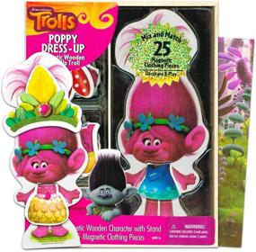 img 2 attached to Trolls Poppy Dress Up Magnetic Wooden