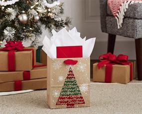 img 3 attached to 🎄 Hallmark medium Christmas tissue paper fixtures for retail stores: Efficient equipment for holiday season