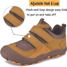 img 1 attached to MARITONY Kids Collision Sneakers: Durable and Stylish Outdoor Walking Shoes for Boys