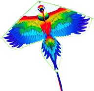 kaidenic 57inch parrot kite: 🪁 easy-to-fly fun for kids and adults (blue) logo