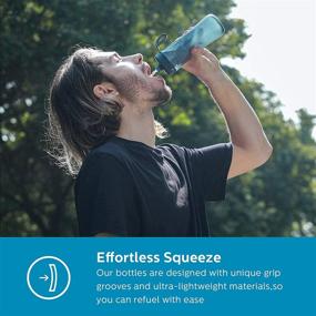 img 3 attached to 💧 Stay Hydrated with the Philips Water GoZero Active BPA-Free Water Bottle and Fitness Tap Water Filter - 20 oz, Lightweight, Blue