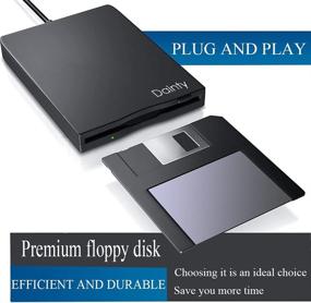 img 3 attached to External Floppy Disk Drive - 3.5-inch USB Floppy Disk Reader, Portable 1.44 MB FDD, Plug and Play for PC Windows 2000/XP/7/8 - No Additional Driver Required