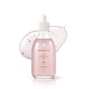 img 4 attached to 🌹 AROMATICA Rose Infusion Serum 3.38oz / 100ml, Vegan Anti-Aging Hydrating Serum, Glowing Serum for Dry Skin, with Damask Rose Water and Rose Oil