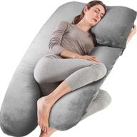 🤰 ultimate comfort: u shaped body pillow for pregnant women - 2-in-1 pregnancy must-have logo