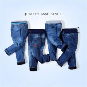 img 3 attached to Elevate Your Little Boy's Style: Mud Kingdom Fashion Toddler Elastic Boys' Clothing for Jeans