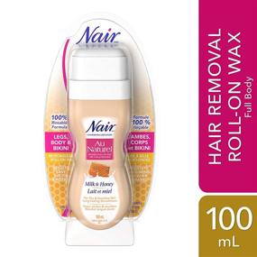 img 3 attached to 🍯 Nair Молочный и Медовый Воск Roll-On: Эффективное решение для удаления волос (3.4 унций)