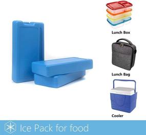 img 2 attached to ⛱️ Ultimate Coolness Companion: Long-Lasting, Reusable Large Ice Packs for Coolers, Lunch Boxes, Camping, Beach, Picnics and Fishing!