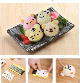 img 3 attached to Cheerful Animal Onigiri Kitchen Cutter: Whimsical Cartoon Design