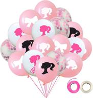 princess balloons confetti birthday decorations logo