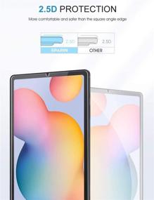 img 4 attached to [3-Pack] SPARIN Tempered Glass Screen Protector for Samsung Galaxy Tab S6 Lite 10.4 Inch with S Pen Compatible, Scratch Resistant, 9H Hardness, Bubble Free
