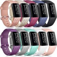 silicone wristbands compatible fitbit replacement wearable technology logo