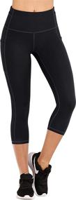 img 3 attached to IUGA Leggings Pockets Stretch Workout Sports & Fitness