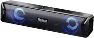 🔊 улучшите свой аудиоопыт с компьютерными колонками bluetooth sound bar - беспроводным/проводным aux hifi стерео мини-сабвуфером rgb игровым звуковым панелям для мониторов/планшетов/настольных компьютеров/ноутбуков/пк логотип