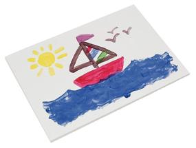 img 4 attached to 📝 Pacon Fingerpaint Paper, 11x16 Size, Pack of 100 Sheets (73620)