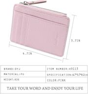 dyj women's leather pocket wallet with rfid blocking for enhanced security logo