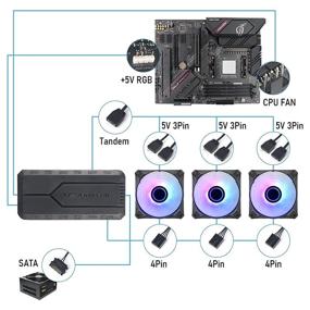 img 3 attached to Компьютерная адресная материнская плата контроллера Darkflash