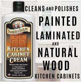 img 1 attached to Parker & Bailey Furniture Cream Bundle - Ultimate Furniture Polish Cream and Wood Cleaner.