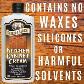 img 2 attached to Parker & Bailey Furniture Cream Bundle - Ultimate Furniture Polish Cream and Wood Cleaner.