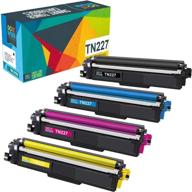 do it wiser printer toner cartridge replacement for brother tn227 tn227bk tn223bk tn223 - mfc-l3750cdw hl-l3210cw hl-l3290cd hl-l3230cdw printer - 4 pack logo
