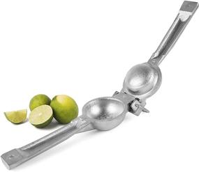 img 1 attached to 🍋 Authentic Mexican Crafted Lemon Squeezer, Premium Cast Aluminum Citrus Press for Lemons and Limes, Robust Manual Lime Juicer, Commercial Grade Extractor, Exprimidor de Limon (2.4") (Large)