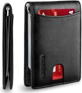 👛 runbox minimalist bifold pocket rfid blocking wallet logo