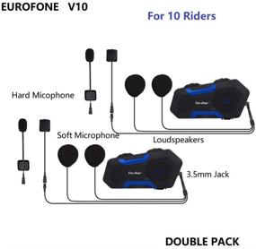 img 3 attached to EuroFone Motorbike Bluetooth мотоциклетный домофон