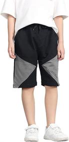 img 1 attached to Rolanko Shorts Clothes Playwear Drawstring Boys' Clothing at Shorts