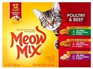 meow mix beef poultry variety logo