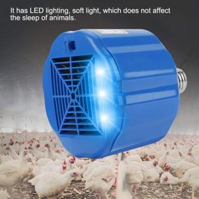 img 1 attached to 🐔 Walfront 100-300W Chicken Coop Pet Heater: Livestock Heat Lamp Tool - Powerful & Safe, 220V