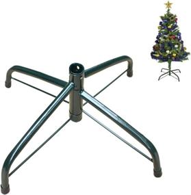 img 4 attached to 🌲 Fairy Maker Artificial Christmas Tree Stand for 4-6 Foot Trees, Accommodates 1.0-1.25 Inch Pole