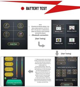 img 2 attached to 🚗 Cutting-Edge Wireless Bluetooth Car Battery Tester for Android & iOS - Analyze, Diagnose, and Optimize Automotive Battery Performance of Regular Flooded Batteries, Auto Cranking and Charging Systems, Covering All 12V Vehicles & Boats