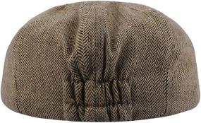 img 1 attached to 👶 Infant Newsboy Accessories – Designer Hats & Caps for Boys (0-12 Months)