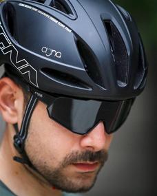 img 3 attached to 🕶️ CoolChange Cycling Sunglasses – Full Screen TR90 Unbreakable Lightweight Sports Glasses for Men and Women, Polarized