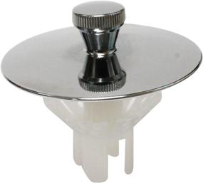img 1 attached to Plumb Pak K826-37 Bath Tub Stopper with Hair Catch, Polished Chrome: Keep Your Drain Clog-Free!