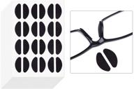 👓 comfortable and secure: tuparka 120 pairs of black self adhesive foam nose pads for glasses and sunglasses logo