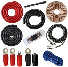 img 4 attached to 🔌 Complete 0 Ga 5000W Amplifier Install Wiring Kit | 0 Gauge Amp Kit with Installation Cables