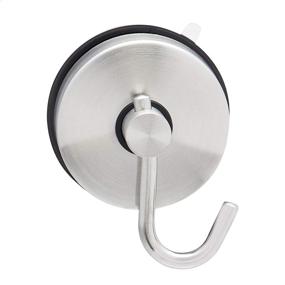 img 3 attached to 🛁 Stainless Steel Suction Cup Bathroom Robe Hook by Amazon Basics