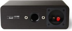 img 1 attached to 🔊 Micca OoO Center Channel Bookshelf Speaker (Dark Walnut, Each) with 3-Inch Woofers and Silk Tweeter