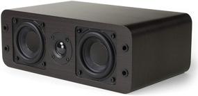 img 4 attached to 🔊 Micca OoO Center Channel Bookshelf Speaker (Dark Walnut, Each) with 3-Inch Woofers and Silk Tweeter